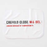 Crefeld Close  Burp Cloth
