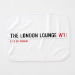 The London Lounge  Burp Cloth