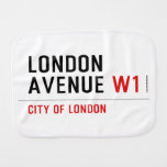 London Avenue  Burp Cloth