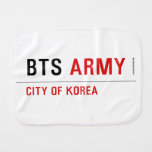 bts  Burp Cloth