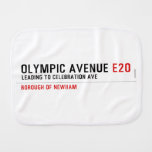 Olympic Avenue  Burp Cloth