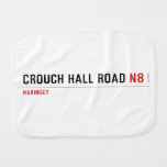 Crouch Hall Road  Burp Cloth