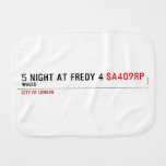 5 night at fredy 4  Burp Cloth