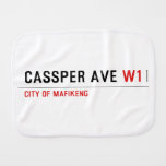 Cassper ave  Burp Cloth
