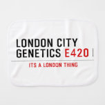 LONDON CITY  GENETICS  Burp Cloth