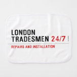London Tradesmen  Burp Cloth