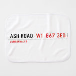 Ash road   Burp Cloth