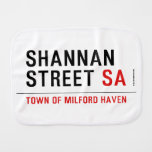 Shannan Street  Burp Cloth