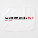 Twickenham Stadium  Burp Cloth