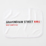 Gravenshaw Street  Burp Cloth