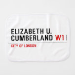 ELIZABETH U. CUMBERLAND  Burp Cloth
