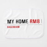 MY HOME  Burp Cloth