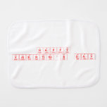 Happy
 Valentine's Day  Burp Cloth