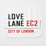 Love lane  Burp Cloth