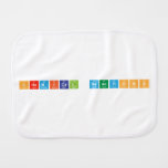 Chemical Reactions  Burp Cloth