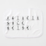 Periodic
 Table
 Writer  Burp Cloth
