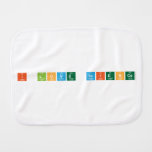 I love science  Burp Cloth