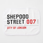 Shepooo Street  Burp Cloth