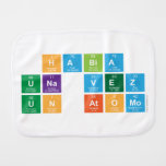 HABIA 
 UNA VEZ
 UN ATOMO  Burp Cloth