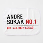 ANDRE SOKAK  Burp Cloth