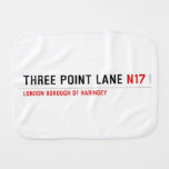 THREE POINT LANE  Burp Cloth