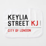 Keylia Street  Burp Cloth