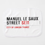 Manuel le Saux Street  Burp Cloth