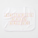 Periodic
 Table
 Writer  Burp Cloth