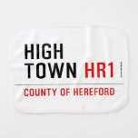 HIGH TOWN  Burp Cloth