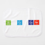 Al Cr Cane  Burp Cloth