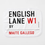 English Lane  Burp Cloth