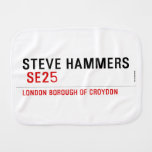 steve hammers   Burp Cloth