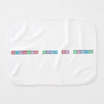 Periodic Table of Disney  Burp Cloth