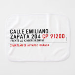CALLE EMILIANO  ZAPATA 204  Burp Cloth