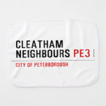 Cleatham  Neighbours  Burp Cloth