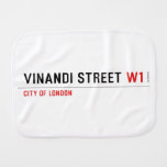 VINANDI STREET  Burp Cloth