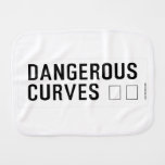 DANGEROUS  CURVES 😉  Burp Cloth