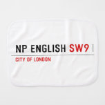 NP English  Burp Cloth