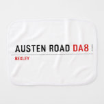 Austen Road  Burp Cloth