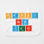 Happy
 New
 Year  Burp Cloth