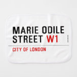 Marie Odile  Street  Burp Cloth
