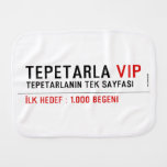 TEPETARLA  Burp Cloth
