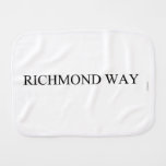 Richmond way  Burp Cloth