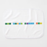 Ele mental holiday club  Burp Cloth