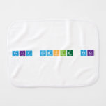 feliz cumple feli  Burp Cloth