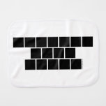 Periodic
 Table
 Writer  Burp Cloth