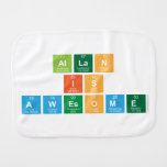 Allan
 is
 Awesome  Burp Cloth