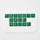Periodic
 Table
 Writer  Burp Cloth