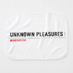 unKNOWN PLEASURES  Burp Cloth