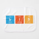 Iris  Burp Cloth